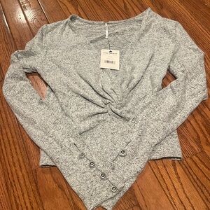 Free People grey sweater